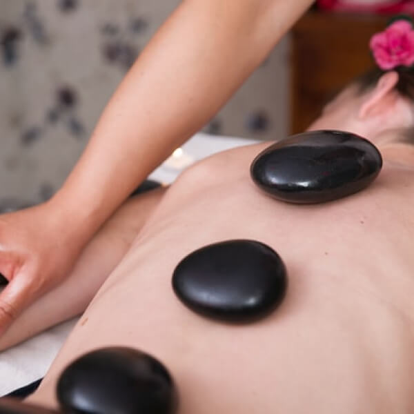 Hot stone massage