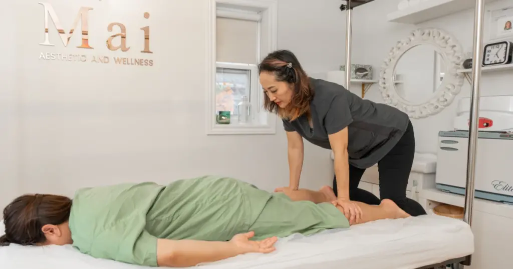 Thai massage for headache relief